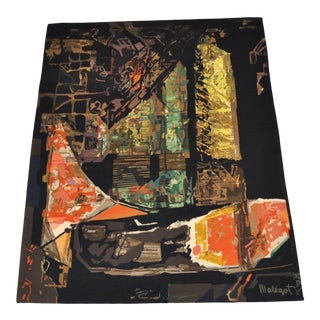 Mathieu Mategot "Nocturne" Handwoven Abstract Wool Tapestry, Circa 1970 For Sale