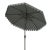 Contemporary Outdoor Venice 11ft Round Crank Umbrella - Grey For Sale - Image 3 of 5