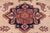 1990s Shabby Chic Tribal Super Kazak Ivory/Red Wool Rug - 8'9'' X 11'8'' For Sale - Image 5 of 10