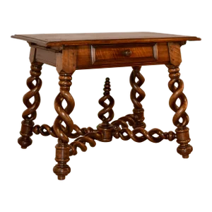 19th Century French Walnut Side Table