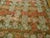 1860s Green Olive Floral Antique English Needlepoint Rug 8'6" X 9'8" Flatweave Wool Carpet For Sale In New York - Image 6 of 10