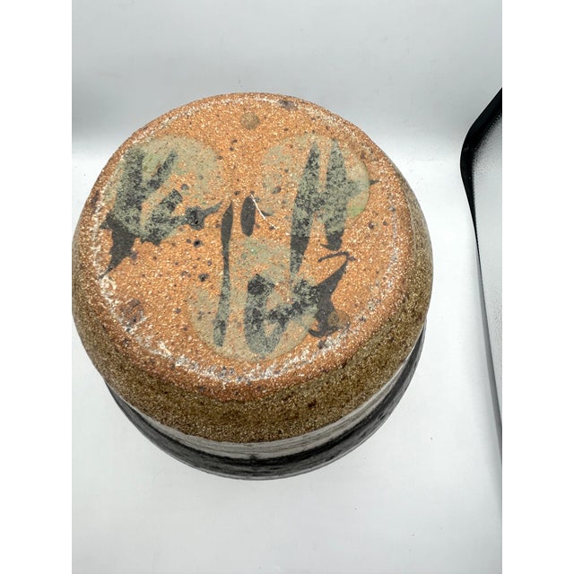 Sheldon Kaganoff Large California Studio Pottery Vase, Signed, 1968 For Sale - Image 15 of 16