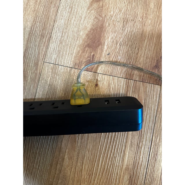 1980s Zig Zag Floor Lamp For Sale In Los Angeles - Image 6 of 7