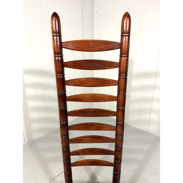 High Back Ladder Chair, 1970s For Sale - Image 12 of 16