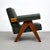 053 Capitol Complex Armchair in Teak and Green Leather by Pierre Jeanneret for Cassina For Sale - Image 10 of 16