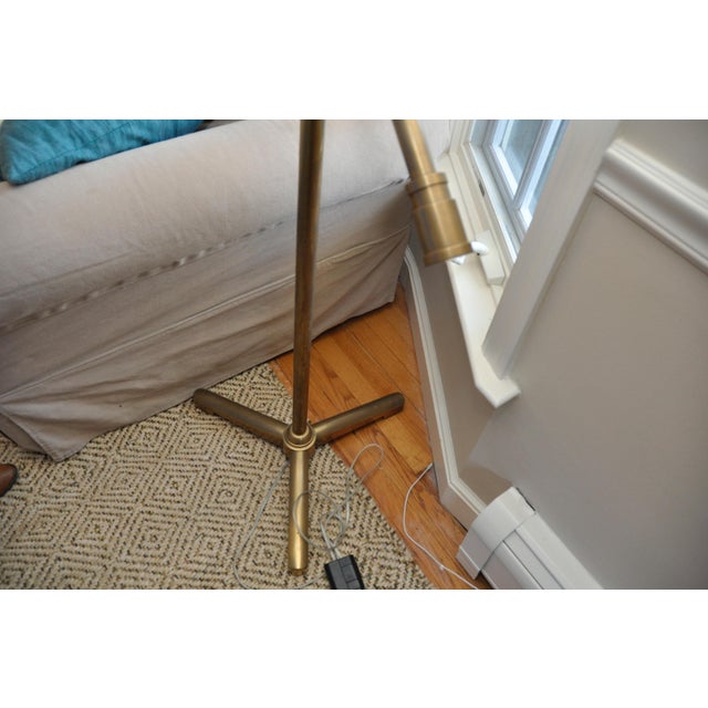 Restoration Hardware Rowan Brass Pharmacy Floor Lamp Chairish