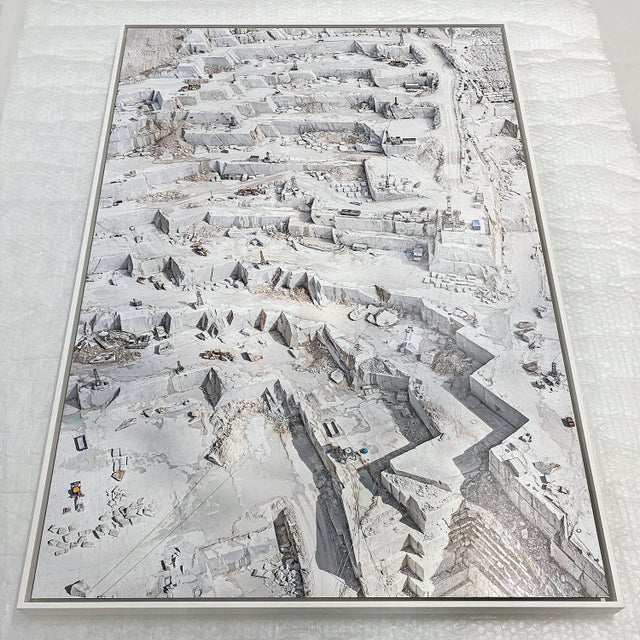 Edition Aerial Views Bernhard Lang Image: AV_CARRARA_004 Size: 30 x 47 inches, Captured in 2017 in Tuscany, Italy No 3 of...