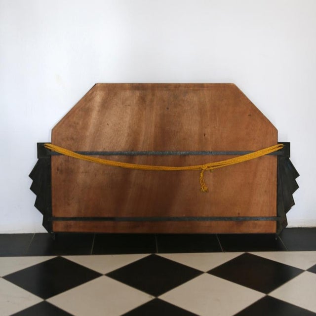 Vintage French Beveled Mirror, 1930s For Sale - Image 14 of 15