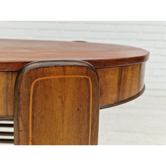 Brown Danish Coffee Table by Edmund Jørgensen, 1930s For Sale - Image 8 of 18