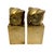 Vintage Brass Owl Bookends Pair MCM Mid Century Detailed Owl Head Pedestal M4. Beautiful vintage pair of substantial brass...