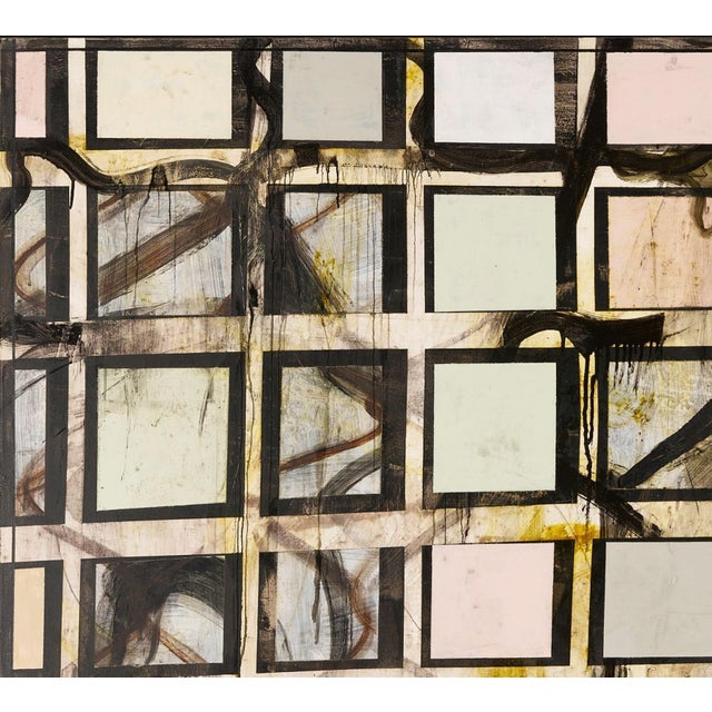 Abstract Late 20th Century Large Tsibi Geva Abstract Painting, Untitled For Sale - Image 3 of 8