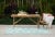 Textile Momeni Contemporary Indoor/Outdoor Riviera Palm Rug in Aqua, 5'3" x 7' For Sale - Image 7 of 9