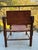Vintage 1920s Roorkee Safari Chairs Set of 4 Brown Leather & Wood, Handmade For Sale - Image 4 of 12