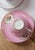 Pink Porcelain Tea Service for 11 with Medallion from Vieux, Paris, 1900s, Set of 25 For Sale - Image 11 of 14