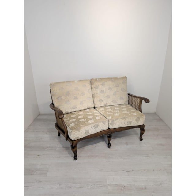 Vintage Louis Sofa with Woven Sides, 1965 For Sale - Image 11 of 18