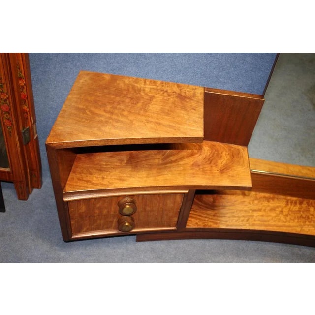 Brown Dressing Table, 1940s For Sale - Image 3 of 12