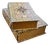 Pair of Trompe L’Oeil Faux Book Boxes in the Italian Florentine Style, 11" For Sale