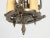 Arts & Crafts Chandelier American Solid Brass Circa 1908 For Sale - Image 3 of 12