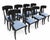 2000 - 2009 Modern Mid-Century Style Klismos Chairs - Set of 8 For Sale - Image 5 of 5