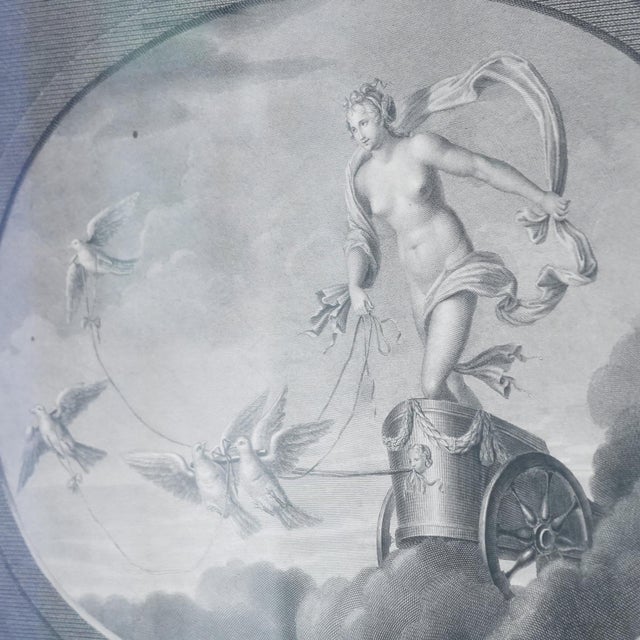 Late 18th–Early 19th Century Neoclassical “Venere” Venus Engraving After Raphael – Tofanelli & Bertigneni For Sale - Image 11 of 14