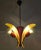 Mid-Century Modern 3-Arm Chandelier attributed to Fog and Morup, Denmark, 1950s For Sale - Image 10 of 13