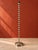 Modern Brushed Brass-Tone Beaded Floor Lamp For Sale In Miami - Image 6 of 6