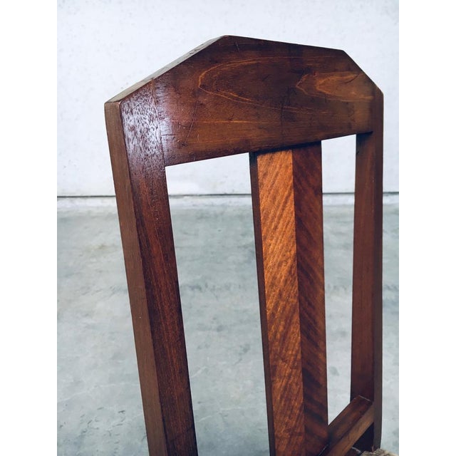 1930s Dutch Modern Haagsche School Dining Chair, Netherlands, 1930s For Sale - Image 5 of 15