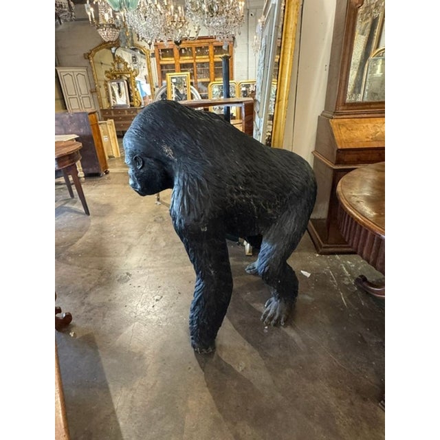 Vintage Carved Gorilla For Sale In Dallas - Image 6 of 9