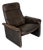 Mid-Century Modern Brutalist Leather Lounge Chair from de Sede, 1960s For Sale