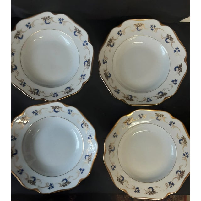 KPM Porcelain Vintage Set of 11 Porcelain Kpm Soup Bowls For Sale - Image 4 of 8
