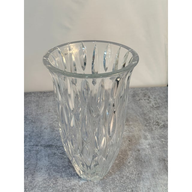 Contemporary Marquis by Waterford 10.75" Flared Rainfall Vase For Sale - Image 3 of 6