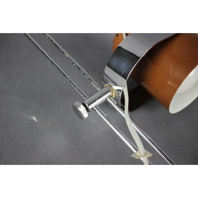 Mid-Century Adjustable Clamp Lamp attributed to Stanislav Indra, Former Czechoslovakia, 1970s For Sale - Image 6 of 10