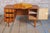Brown Mid-Century Modern Writing Desk in Mahogany Veneer, Czech, 1950 For Sale - Image 8 of 14