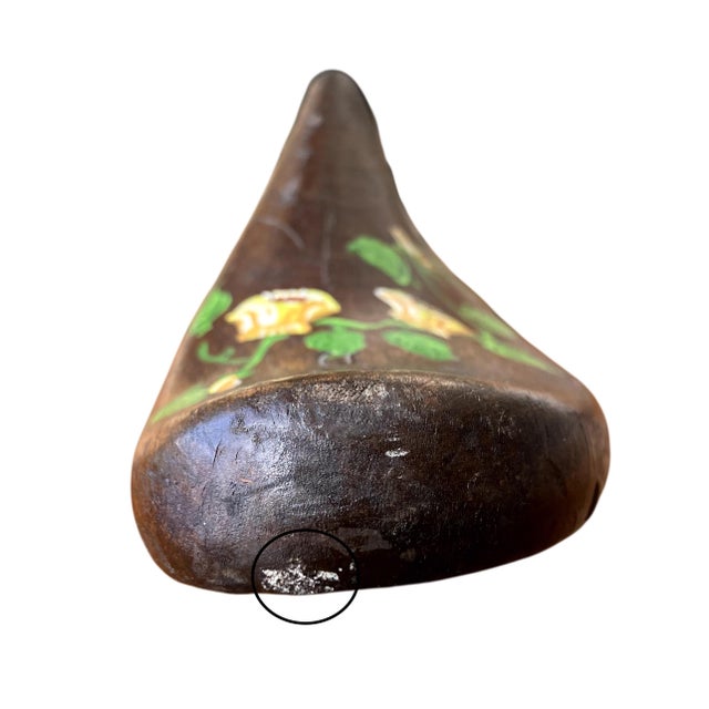 Vintage Nunn Bush Wooden Folk Art Decorated Shoe Form For Sale - Image 16 of 17