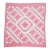20Thc Mini Pieced Pink & White Postage Stamp Doll Quilt For Sale