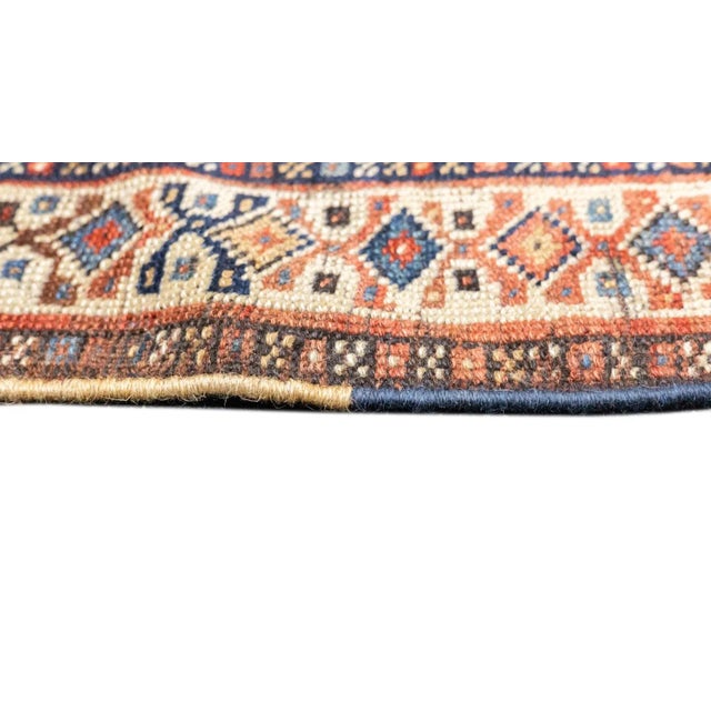 Antique Khamseh Rug 6'4'' x 15'9'' For Sale - Image 9 of 12