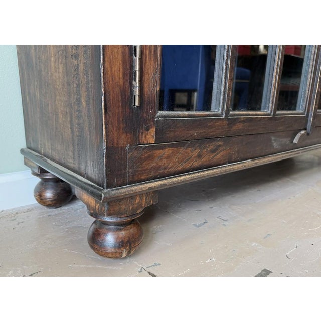 Crate and Barrel Two-Door Library Bookcase For Sale - Image 10 of 13