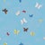 Art Deco Sample - Flying Butterflies Wallpaper by Paule Marrot in Multi For Sale - Image 3 of 3