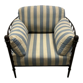 Murray's Iron Works Outdoor Lounge Chair For Sale