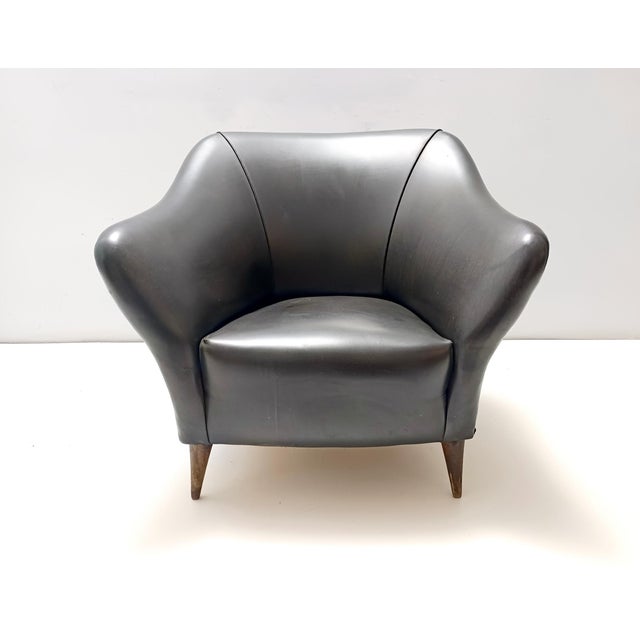 Dark Gray Chair in the style of Gio Ponti for Casa e Giardino, 1950s For Sale - Image 11 of 11