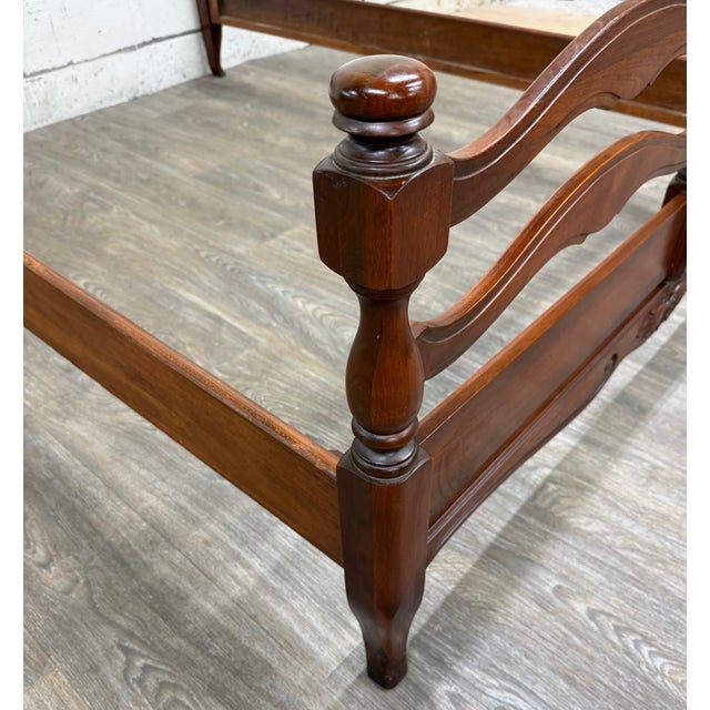 Vintage Full Size French Provincial French Country Style Bed For Sale In Kansas City - Image 6 of 16