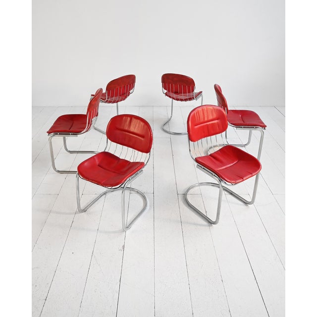 Chairs attributed to Gastone Rinaldi, 1970s, Set of 6 For Sale - Image 13 of 13