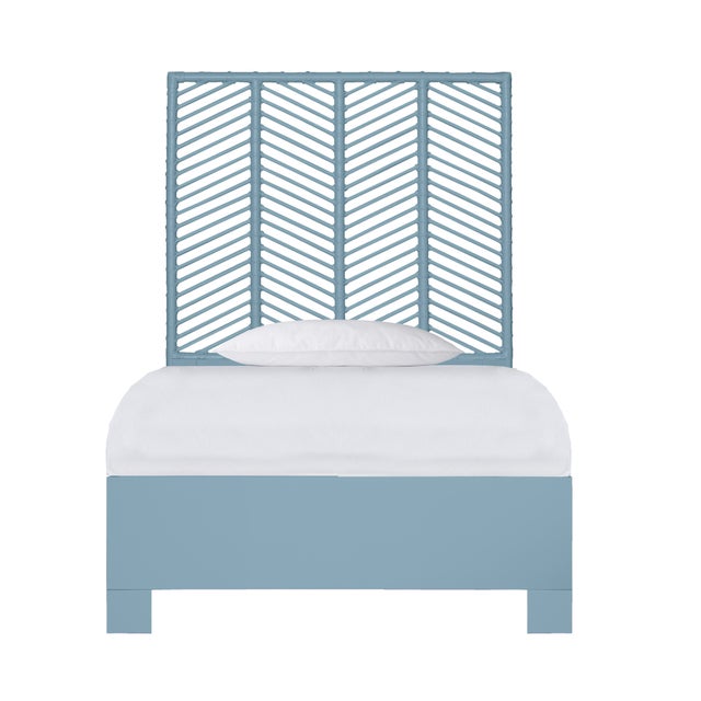 Liam Standard Bed Twin - Pool Blue For Sale - Image 12 of 12