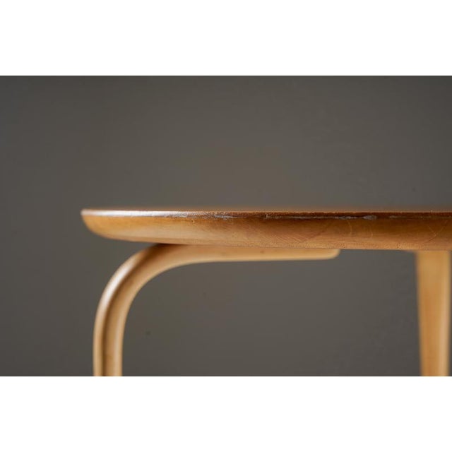 Brown Side Table attributed to Bruno Mathsson, Sweden, 1968 For Sale - Image 8 of 14