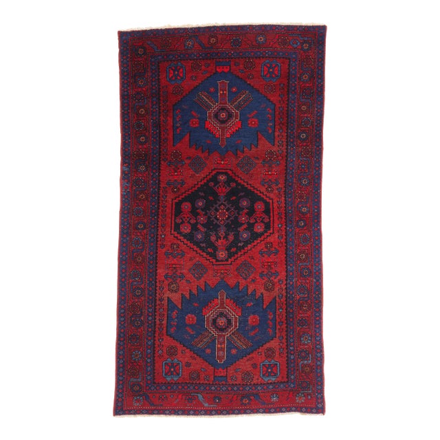 Late 19th Century Persian Bijar Rug, 03'08 X 07'01 For Sale