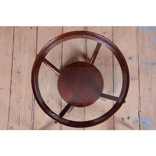 Art Deco Coffee Table in Oak by Koželka and Kropáček, Czech, 1940s For Sale - Image 12 of 14