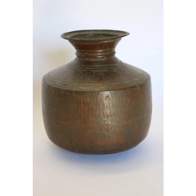 1910s Antique Copper Water Container From India For Sale - Image 5 of 5