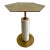 Side Table Marble and Brass Plate For Sale