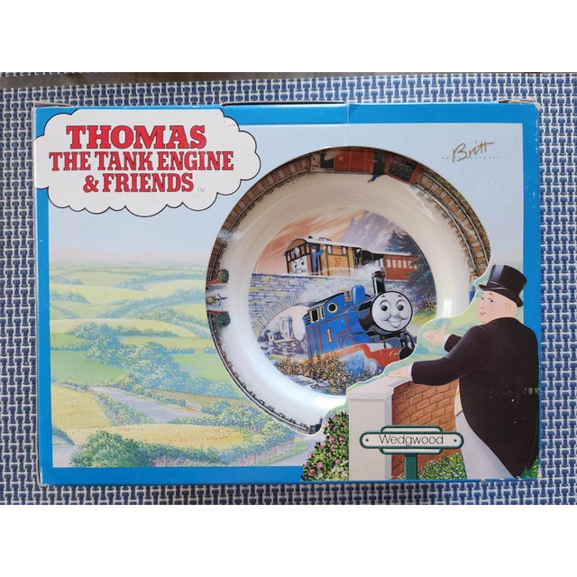 1992 Wedgwood Thomas the Tank Engine & Friends 3-Piece Children’s China Set, Boxed & Unused Description Charming vintage...