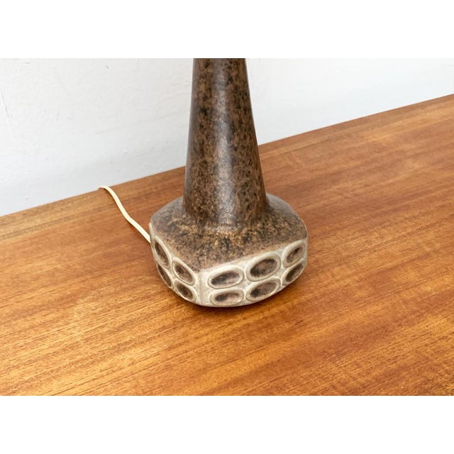Mid-Century Danish Studio Pottery Table Lamp by Marianne Stark for Michael Andersen, 1960s For Sale - Image 11 of 18